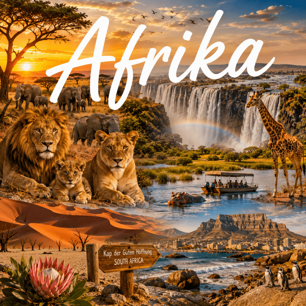 Reisen z.B. nach Kenia, Tansania, Zanzibar, Südafrika, Namibia, Botswana, Senegal, Kapstadt, Krüger Nationalpark, Tsavo Ost und West, Ägypten, Kapverden