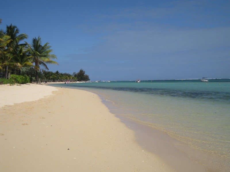 Wunderschöner Strand auf Mauritius