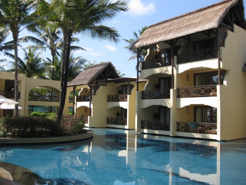 Swim-up Pool im Hotel auf Mauritius
