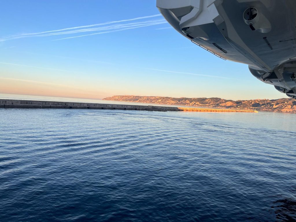 Ausblick von der AIDAcosma aus